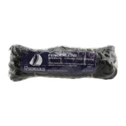 2er-Set Fenderleine 2,5m Mit Auge - Schwarz, 12mm