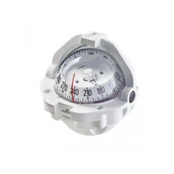 Plastimo Kompass Offshore 105 Weiß Konisch -12seemeilens-DE 65003 off 105 blanc rose conique blanche side