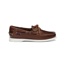 Sebago Docksides Portland Bootsschuh Damen Brown, Größe 39