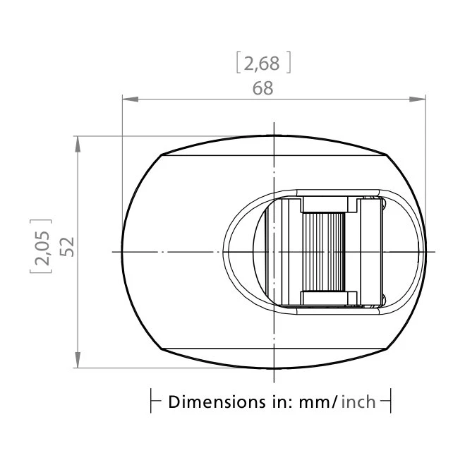 Aqua Signal Serie 34 Steuerbordlaterne LED BSH - Gehäusefarbe Schwarz 4 Aqua Signal Serie 34 Steuerbordlaterne LED BSH - Gehäusefarbe Schwarz – Bild 2