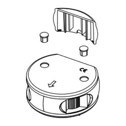 Aqua Signal Serie 34 Zweifarbenlaterne LED BSH - Gehäusefarbe Weiß -12seemeilens-DE aqua signal serie 34 zweifarbenlaterne montage 1