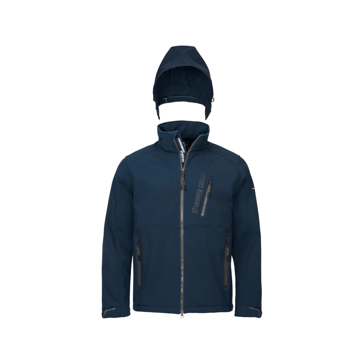 DEAL: 12skipper Amundsen Softshell-Jacke Unisex Marineblau, Größe S 7 DEAL: 12skipper Amundsen Softshell-Jacke Unisex Marineblau, Größe S – Bild 5