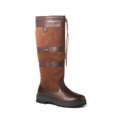 Dubarry Galway Country Boots Lederstiefel Unisex Walnut-braun, Größe 39