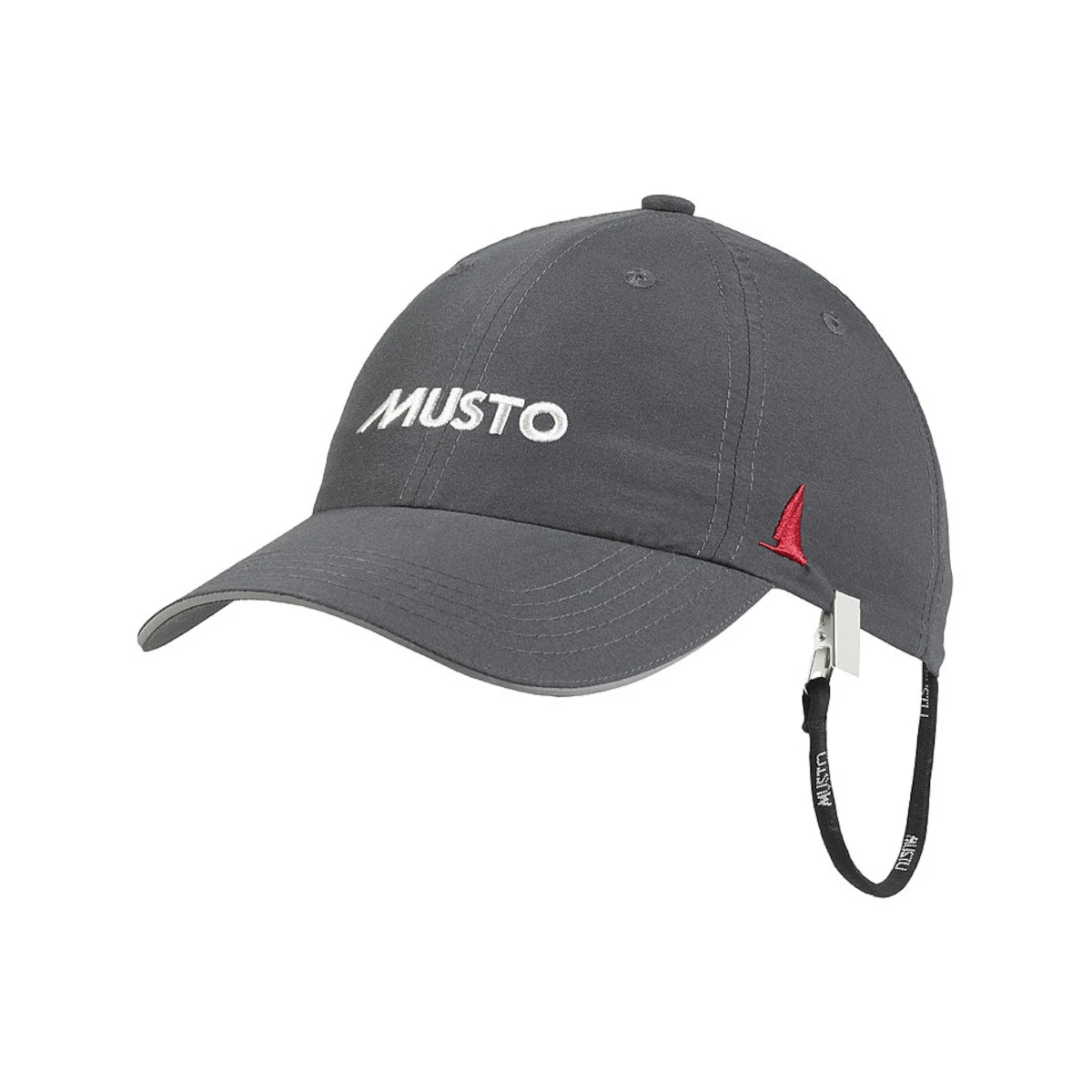 Musto Essential Evo Fast Dry Crew Cap Segelkappe Anthrazit 3 Musto Essential Evo Fast Dry Crew Cap Segelkappe Anthrazit