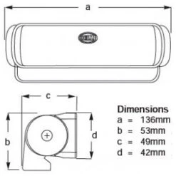 Hella Marine Serie 0670 Sea Hawk LED Deckscheinwerfer - Anbau, Breitstrahlend, Gehäuse Schwarz 7 Hella Marine Serie 0670 Sea Hawk LED Deckscheinwerfer - Anbau, Breitstrahlend, Gehäuse Schwarz -12seemeilens-DE hella marine serie 0670 sea hawk led deckscheinwerfer anbau engstrahlend gehaeusefarbe weiss 6 jpg 2