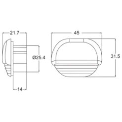 Hella Marine Serie 8560 Easy Fit Stufenleuchte LED - Gehäuse Edelstahl Poliert, Lichtfarbe Weiß -12seemeilens-DE hella marine serie 8560 easy fit stufenleuchte led gehaeuse kunststoff verchromt lichtfarbe weiss 5 gif 39d27f8e506dc943 3