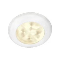 Hella Marine Serie 9596 Rakino Deckenstrahler LED - Gehäuse Kunststoff Weiß - Lichtfarbe Warmweiß - Spannung 24 Volt