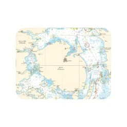 Tischset Mit Seekarte - Fünen - Maße 40 X 30cm