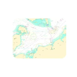 Tischset Mit Seekarte - Lübecker Bucht - Maße 40 X 30cm