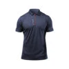 Zhik UV Active Zip Poloshirt Herren Marineblau, Größe S -12seemeilens-DE mens uv active ss polo navy front