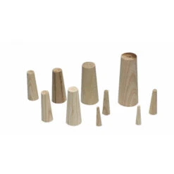 Plastimo Notstopfen-Set Aus Holz - Länge 110 Mm, Breite 19-50 Mm