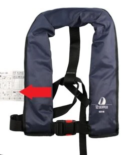 12skipper Automatik-Rettungsweste 165N ISO, Marineblau 15 12skipper Automatik-Rettungsweste 165N ISO, Marineblau -12seemeilens-DE produktionsdatum weste jpg 7