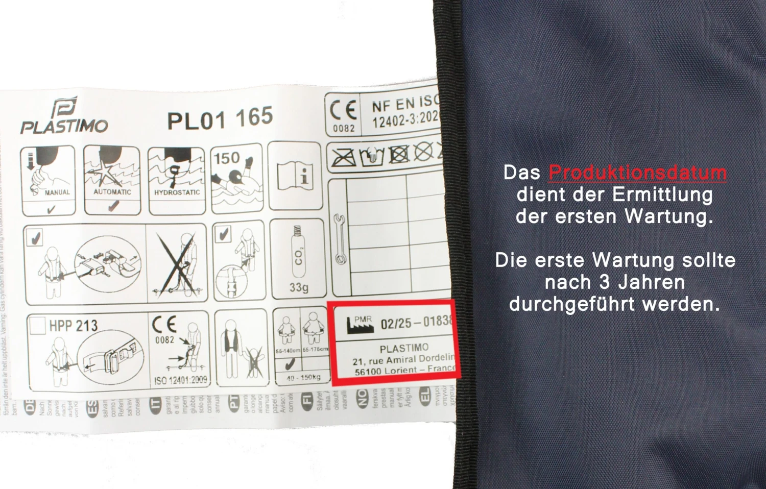12skipper Automatik-Rettungsweste 165N ISO, Schwarz 9 12skipper Automatik-Rettungsweste 165N ISO, Schwarz – Bild 7