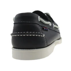 Sebago Docksides Bootsschuh Damen Blue-nite Leather Eu 37,5 (us 7) -12seemeilens-DE sebago docksides bootsschuh damen blue nite leather hinten 915d297f92521588 2