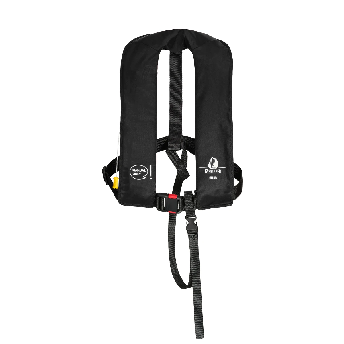 2er-Set 12skipper Rettungsweste 165N ISO Mit Manueller Auslösung, Schwarz 4 2er-Set 12skipper Rettungsweste 165N ISO Mit Manueller Auslösung, Schwarz – Bild 2