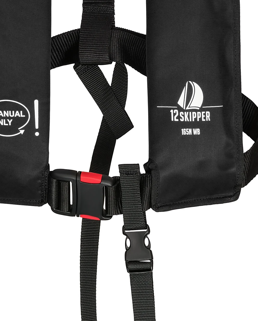 12skipper Rettungsweste 165N ISO Mit Manueller Auslösung, Schwarz 5 12skipper Rettungsweste 165N ISO Mit Manueller Auslösung, Schwarz – Bild 3