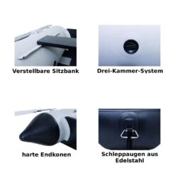 Talamex Aqualine QLA300 Schlauchboot Mit Luftboden, Länge 3,00m, Grau 16 Talamex Aqualine QLA300 Schlauchboot Mit Luftboden, Länge 3,00m, Grau -12seemeilens-DE talamex aqualine qls200 230 250 schlauchboot mit luft alu boden l nge 2 00 2 50m grau 11 jpg 2