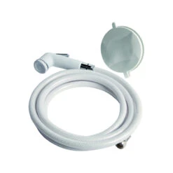 Whale Swim-n-rinse Heckdusche Kaltwasser Mit Abdeckung Weiß